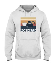 POT HEAD FUNNY COFFEE Hooded Sweatshirt tile