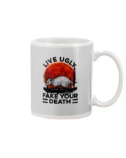 LIVE UGLY FAKE YOUR DEATH Mug tile