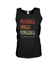 BEARDED INKED BONUSDAD Unisex Tank tile