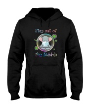 STAY OUT OF MY BUBBLE Elephant Hooded Sweatshirt thumbnail