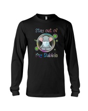 STAY OUT OF MY BUBBLE Elephant Long Sleeve Tee thumbnail