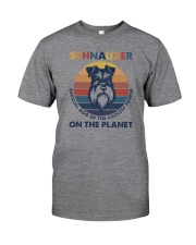 SCHNAUZER OFFICIAL DOG OF THE COOLEST PEOPLE Classic T-Shirt front