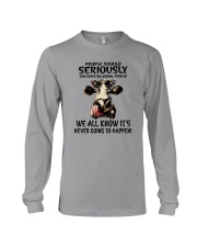 STOP EXPECTING NORMAL FROM ME COWS Long Sleeve Tee thumbnail