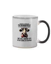 STOP EXPECTING NORMAL FROM ME COWS Color Changing Mug thumbnail