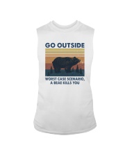 GO OUTSIDE BEAR Sleeveless Tee tile