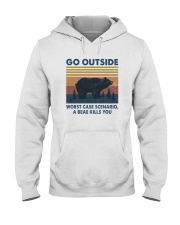 GO OUTSIDE BEAR Hooded Sweatshirt tile