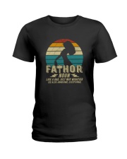 FATHOR NOUN VINTAGE Ladies T-Shirt tile