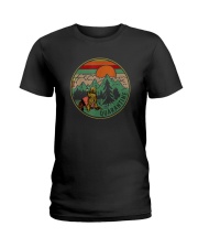 RETRO VINTAGE QUARANTINE FUNNY CAMPING Ladies T-Shirt thumbnail