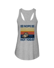 NOPE NOT TODAY CAT Ladies Flowy Tank thumbnail