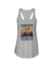 SUPER FISHING LADY Ladies Flowy Tank tile