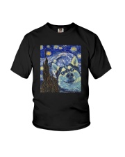 STARRY NIGHT HUSKY Youth T-Shirt thumbnail