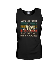 LET'S EAT TRASH NAD GET HIT BY A CAR a Unisex Tank tile