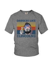 DRINKIN' LIKE LINCOLN Youth T-Shirt thumbnail