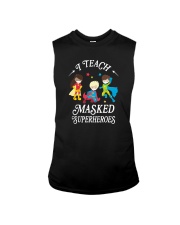 I TEACH MASKED SUPERHEROES Sleeveless Tee thumbnail
