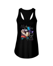 MAY THERE BE AN ANGEL BY MY SIDE SCHNAUZER Ladies Flowy Tank thumbnail