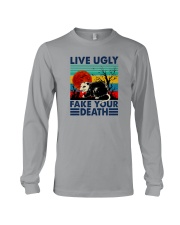 LIVE UGLY FAKE YOUR DEATH Long Sleeve Tee tile