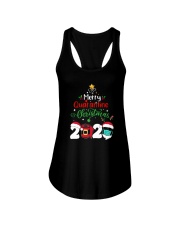 MERRY QUARANTINE CHRISTMAS 2020 Ladies Flowy Tank tile