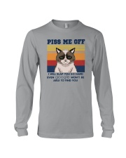 PISS ME OFF CAT 1 Long Sleeve Tee tile