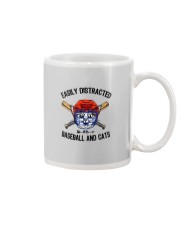 EASILY DISTRACTED BY CATS AND BASEBALL Mug thumbnail