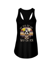 EFF YOU SEE KAY SLOTH YOGA Ladies Flowy Tank tile