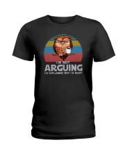 I'M NOT ARGUING COFFEE VINTAGE OWL Ladies T-Shirt thumbnail