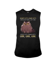 GRUMPY KITTY GRABBY KITTY GROUCHY BALL OF FUR Sleeveless Tee tile