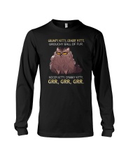 GRUMPY KITTY GRABBY KITTY GROUCHY BALL OF FUR Long Sleeve Tee tile