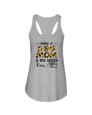 BEING A DOG MOM IS MY HAPPILY EVER AFTER Ladies Flowy Tank tile