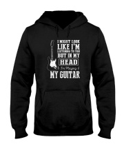 IN MY HEAD I'M PLAYING MY GUITAR Hooded Sweatshirt thumbnail