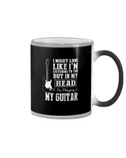 IN MY HEAD I'M PLAYING MY GUITAR Color Changing Mug thumbnail