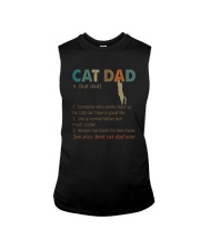 CAT DAD noun Sleeveless Tee thumbnail