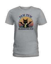 PEW PEW MADAFAKAS VINTAGE CAT Ladies T-Shirt thumbnail