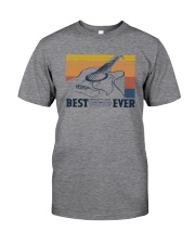 BEST GUITAR DAD EVER VINTAGE Classic T-Shirt front