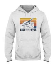BEST GUITAR DAD EVER VINTAGE Hooded Sweatshirt tile