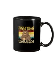 DRINK COFFEE HATE PEOPLE Mug tile