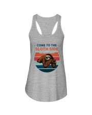 COME TO THE SLOTH SIDE WE HAVE NAPS Ladies Flowy Tank thumbnail