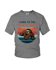 COME TO THE SLOTH SIDE WE HAVE NAPS Youth T-Shirt thumbnail