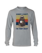 SORRY I CAN'T I'M VERY BUSY Long Sleeve Tee tile