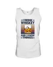 I DRINK WHISKEY AND I KNOW THINGS Unisex Tank thumbnail