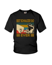 BEST SCHNAUZER DAD EVER Youth T-Shirt thumbnail