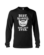 BEST BEARDED BEER LOVIN' DOG DAD EVER Long Sleeve Tee thumbnail