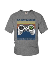 DO NOT DISTURB GAMING MODE ACTIVATED Youth T-Shirt tile