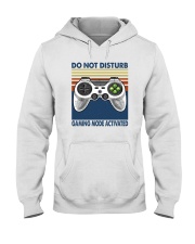 DO NOT DISTURB GAMING MODE ACTIVATED Hooded Sweatshirt tile