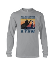 I REACHED FOR A HAND AND FOUND A PAW Long Sleeve Tee thumbnail