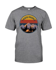 I HATE PEOPLE CAMPING Classic T-Shirt front