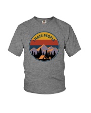 I HATE PEOPLE CAMPING Youth T-Shirt tile
