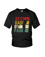 BEST DAD BY PAR Youth T-Shirt tile