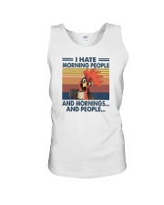 I HATE MORNING PEOPLE CHICKEN Unisex Tank thumbnail