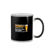 DRUNLCE LIKE NORMAL UNCLE ONLY DRUNKER Color Changing Mug tile