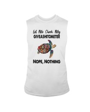 GIVEASHITOMETER NOPE NOTHING TURTLE Sleeveless Tee thumbnail